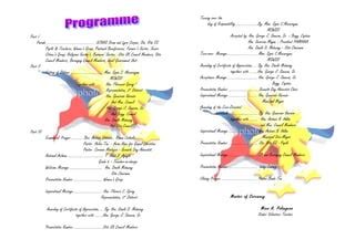 sample program for araw ng barangay|5th araw ng Sitio Sta. Rita .
